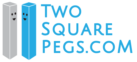 Two Square Pegs Logo